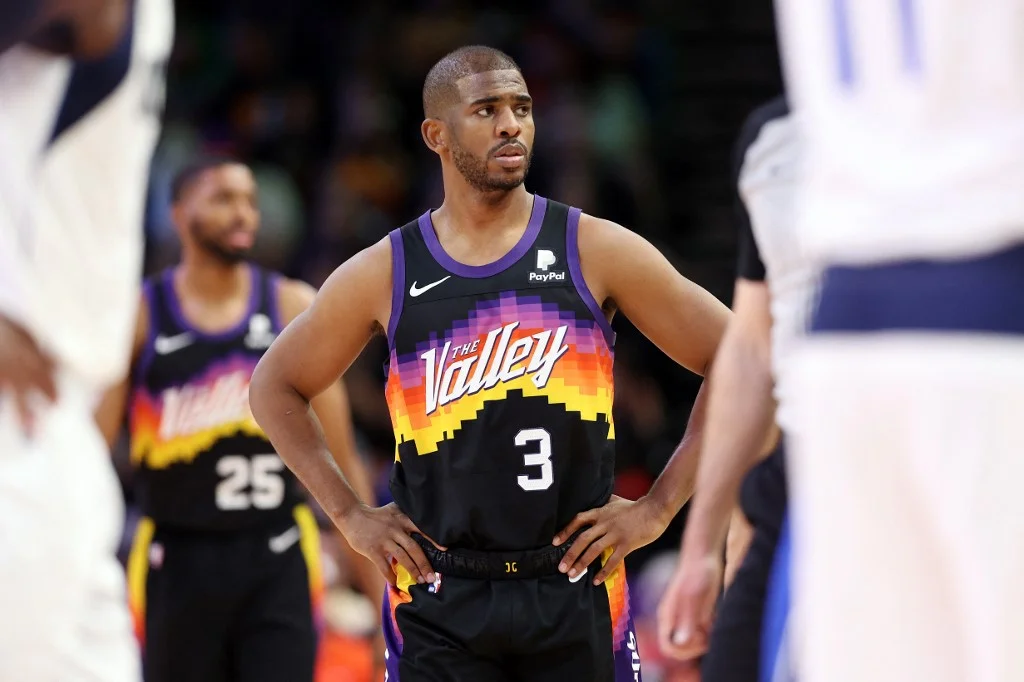 NBA legend Chris Paul during his time on the Suns